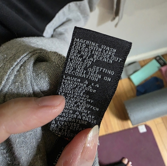 Buffalo David Bitton Gray and Black Logo Long Sleeve Tee - Picture 5 of 6